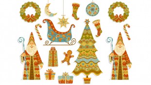 Новогодняя картинка "Святой Николай" 106