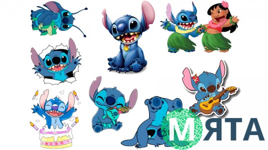 Сьедобная картинка Лило и Стич