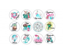  Съедобная картинка "Женский набор" 7