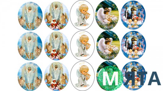 Пищевая картинка Ангелы