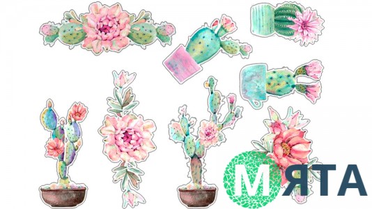 Съедобная картинка "Цветы" 23