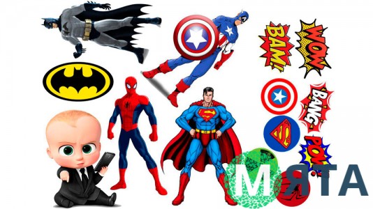 Супергерои +поп арт 2