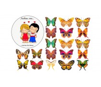 Съедобная картинка Love is 15