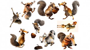 Съедобная картинка Белка Ледниковый период Съедобная картинка Белка Ледниковый период