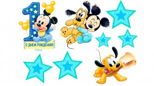 Съедобная картинка Микки Маус Съедобная картинка Микки Маус