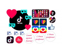 Съедобная картинка Тик Ток 3