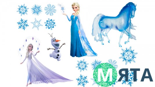 Съедобная картинка Холодное Сердце 30