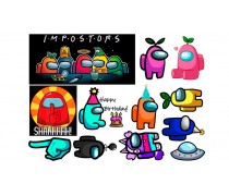 Съедобная картинка  Амонг ас (Among Us) 1