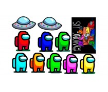 Съедобная картинка  Амонг ас (Among Us) 2