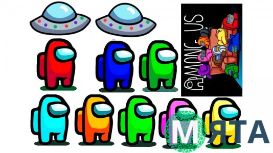 Съедобная картинка  Амонг ас (Among Us) 2