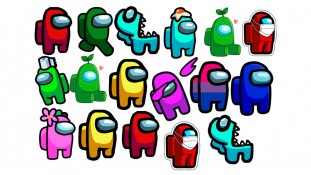 Съедобная картинка  Амонг ас (Among Us) 3