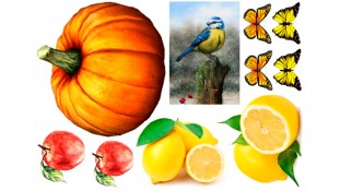 Съедобная картинка   "Тыква"