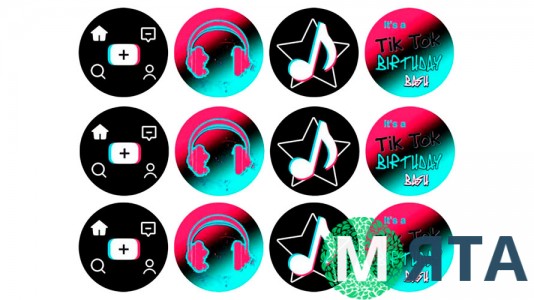 Съедобная картинка  Тик Ток 6