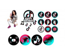 Съедобная картинка  Тик Ток 7