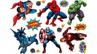 Супергерои +поп арт 5