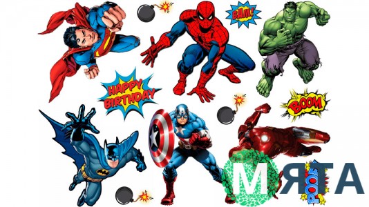 Супергерои +поп арт 5