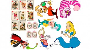 Съедобная картинка Алиса в Стране чудес