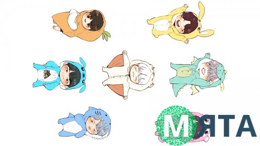 Группа BTS (БТС) 6 Анимэ