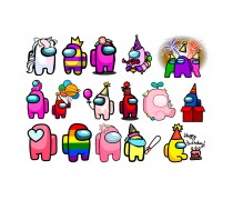 Съедобная картинка  Амонг ас (Among Us) 8