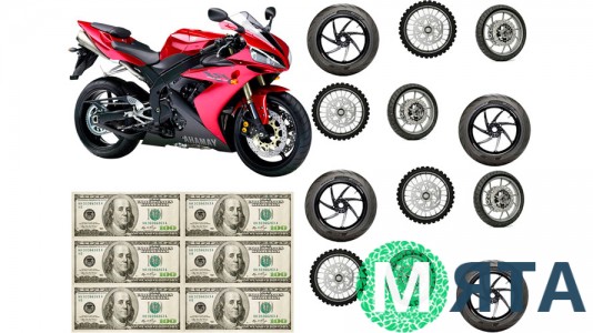 Съедобная картинка Мотоцикл 2