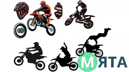 Съедобная картинка Мотоцикл 1