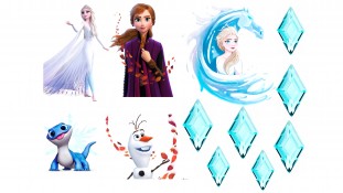 Съедобная картинка Холодное Сердце 32