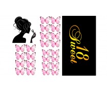 Съедобная картинка "Сладкие 18"