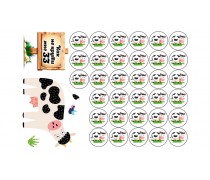 Съедобная картинка "33 коровы"