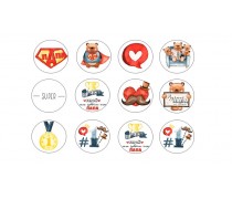  Съедобная картинка Мужской набор 16