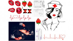  Съедобная картинка "Медсестра и полицейский"