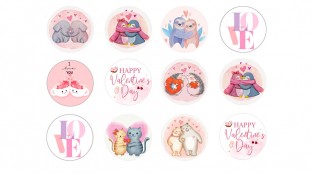 Съедобная картинка Набор для влюбленных