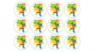 Съедобная картинка Колокольчик 3 Съедобная картинка Колокольчик 3