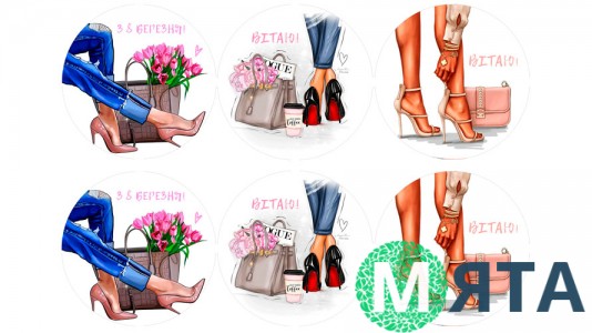 Съедобная картинка "8 Марта". 15