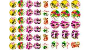 Съедобная картинка "8 Марта". 16