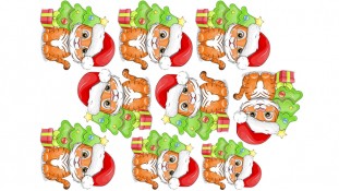 Новогодняя картинка Тигр 11