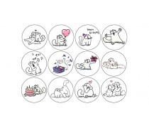 Съедобная картинка Коты 7