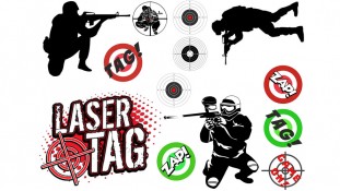 Съедобная картинка "Лазер Таг"