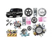 Съедобная картинка "Мерседес". 1