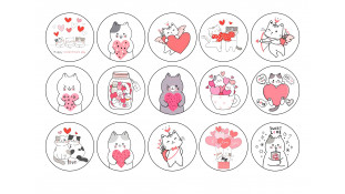 Съедобная картинка Коты 9 Съедобная картинка Коты 9