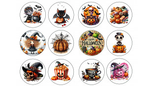 Съедобная картинка "Хэллоуин 13" Съедобная картинка "Хэллоуин 13"