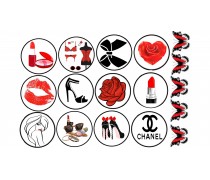 Съедобная картинка "Женский набор"