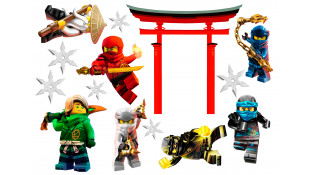 Съедобная картинка Ниндзяго 19 Съедобная картинка Ниндзяго 19