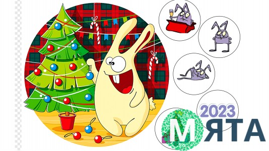 Съедобная картинка Заяц №1