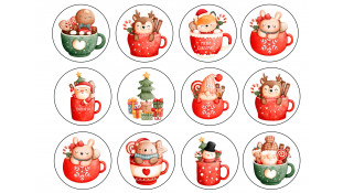 Съедобная картинка Новогодняя картинка 161 Съедобная картинка Новогодняя картинка 161