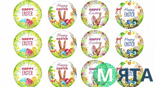 Пищевая картинка Пасха 23