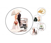 Пищевая картинка Свадебная 5