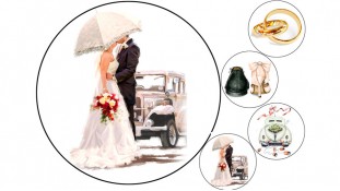 Пищевая картинка Свадебная 5