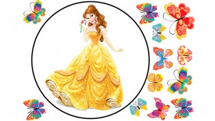 Съедобная картинка "Красавица и чудовище" 5