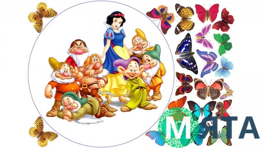 Съедобная картинка "Белоснежка" 2