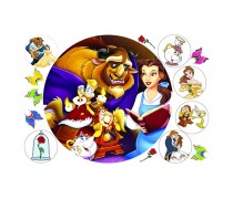 Съедобная картинка "Красавица и чудовище" 2